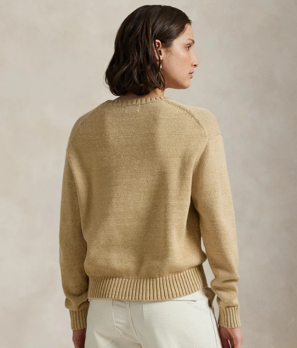 R&L® Sweater | Beige Bear Polo