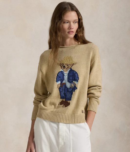 R&L® Sweater | Polo Bear Turtleneck