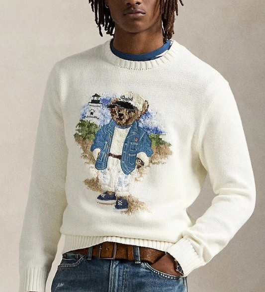 R&L® Sweater | Blue Bear